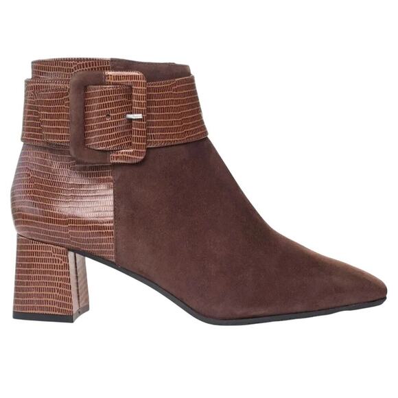 Ron White Lana Weatherproof Buckle Bootie Euro 39 / US Women 8.5 New w/ Tag $645 - Picture 3 of 11
